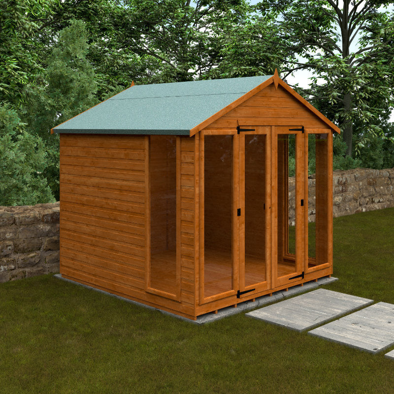 Redlands 8' x 8' Contemporary Summer House | Sheds.co.uk