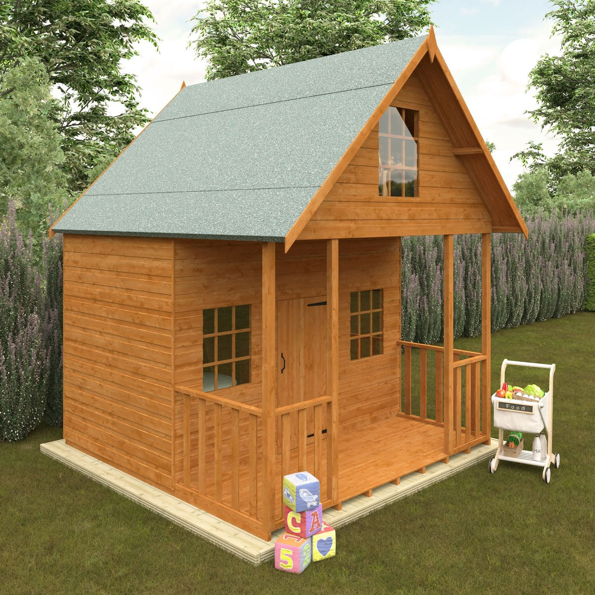 Redlands 8' x 8' Luxury Lounge Playhouse | Sheds.co.uk