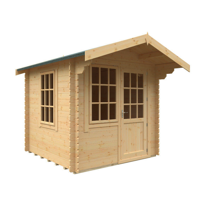 Redlands 8' x 8' Riviera Log Cabin - 28mm | Sheds.co.uk