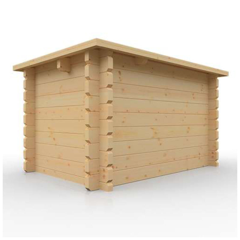 Redlands L-Shaped Log Cabin Bar - 44mm | Sheds.co.uk
