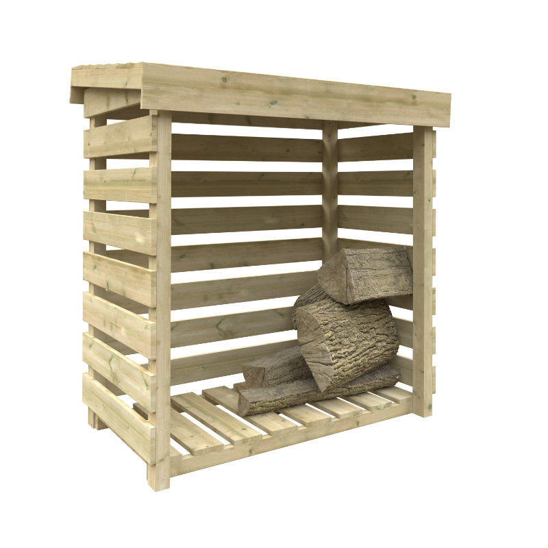 Redlands Pressure Treated Log Store | Sheds.co.uk