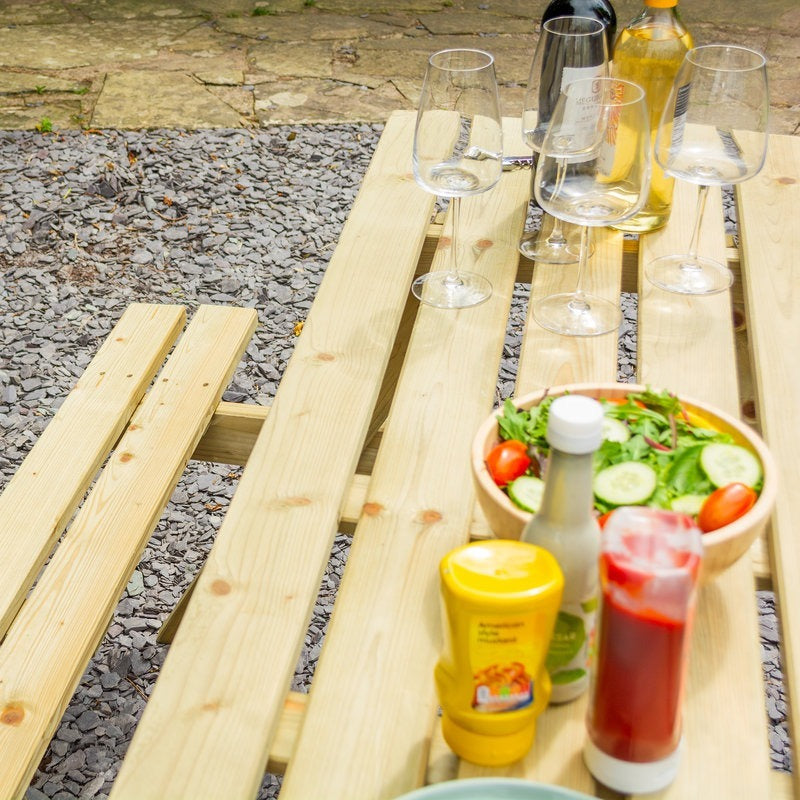 Rowlinson 6' Traditional Picnic Table | Sheds.co.uk