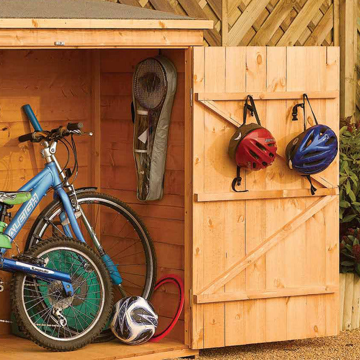 Rowlinson 6' x 3' Double Door Tongue and Groove Bike Shed | Sheds.co.uk