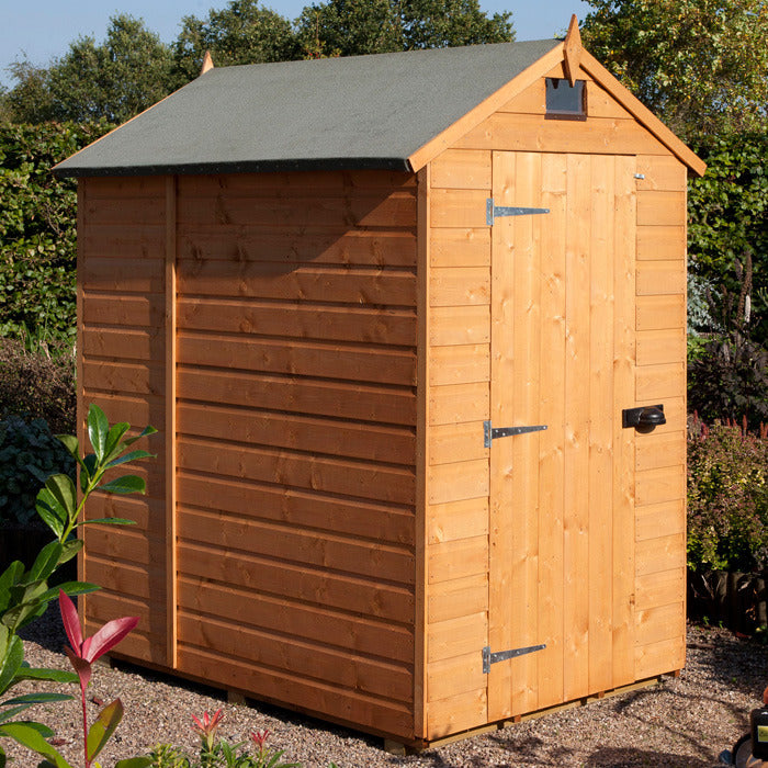 Rowlinson 6' x 4' Shiplap Apex Security Shed | Sheds.co.uk