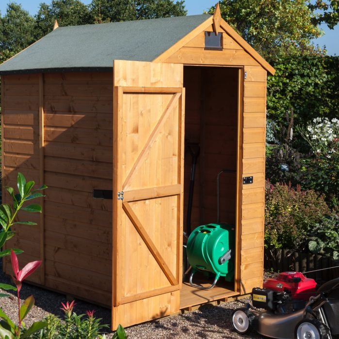 Rowlinson 6' x 4' Shiplap Apex Security Shed | Sheds.co.uk