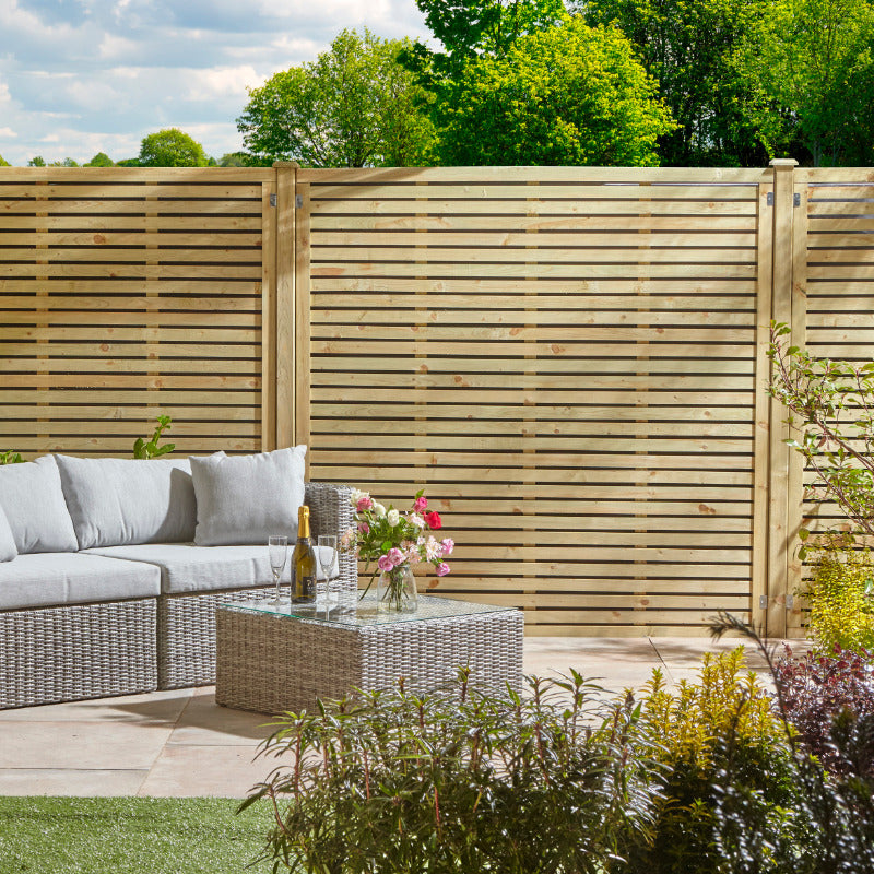 Rowlinson 6' x 5' Ledbury Contemporary Screen | Sheds.co.uk