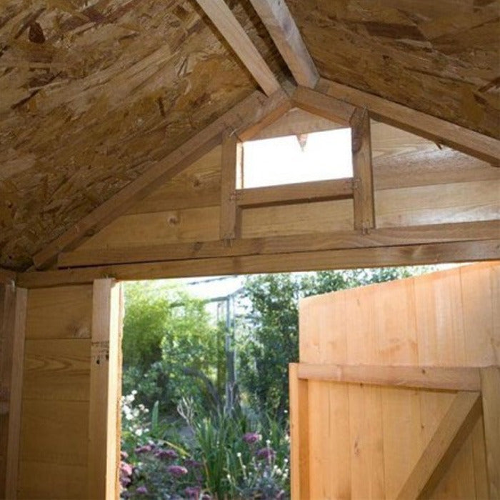 Rowlinson 7' x 5' Shiplap Apex Security Shed | Sheds.co.uk