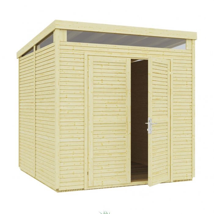 Rowlinson 8' x 8' Pent Security Shed | Sheds.co.uk
