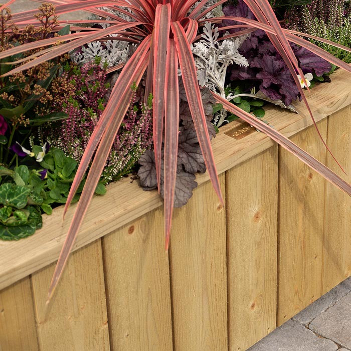 Rowlinson Heritage Rectangular Medium Planter | Sheds.co.uk