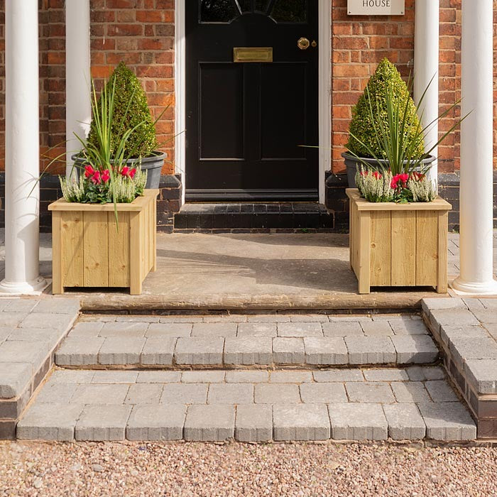 Rowlinson Heritage Square Small Planter | Sheds.co.uk