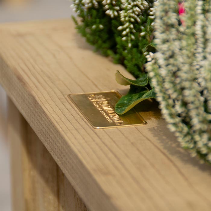 Rowlinson Heritage Square Small Planter | Sheds.co.uk