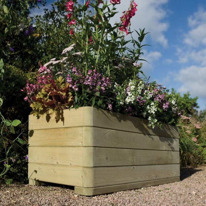 Rowlinson Marberry Rectangular Planter | Sheds.co.uk