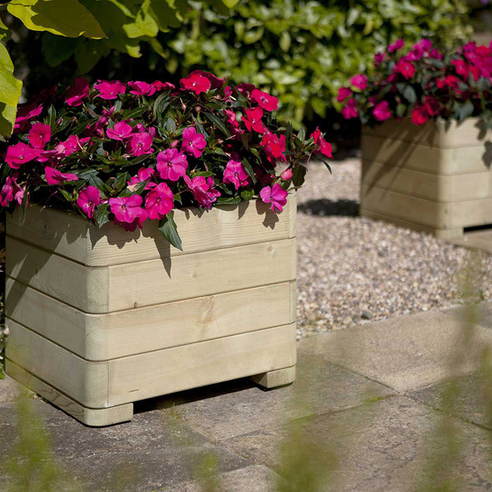 Rowlinson Marberry Square Planter | Sheds.co.uk