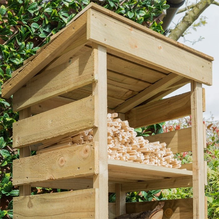 Rowlinson Narrow Log Store | Sheds.co.uk