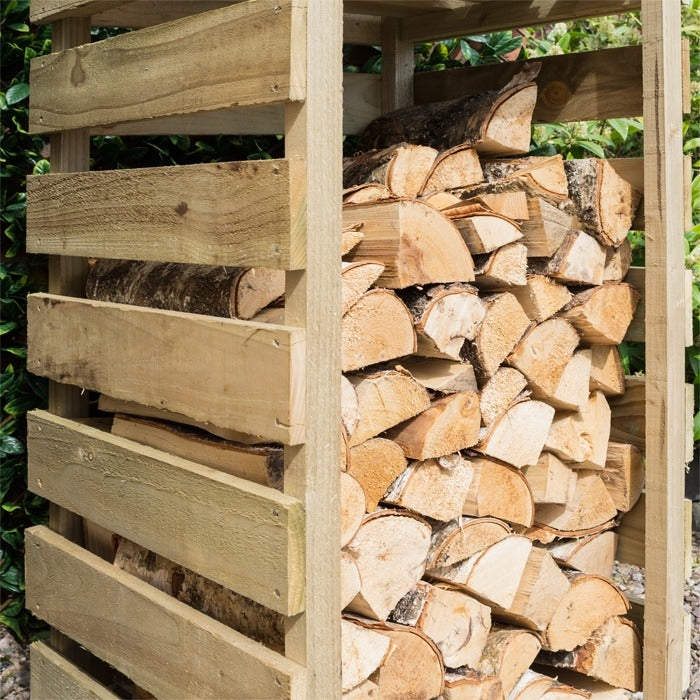 Rowlinson Narrow Log Store | Sheds.co.uk
