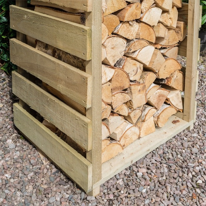Rowlinson Narrow Log Store | Sheds.co.uk