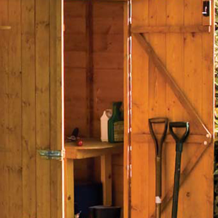 Rowlinson Premier 10' x 6' Double Door Shiplap Apex Shed | Sheds.co.uk