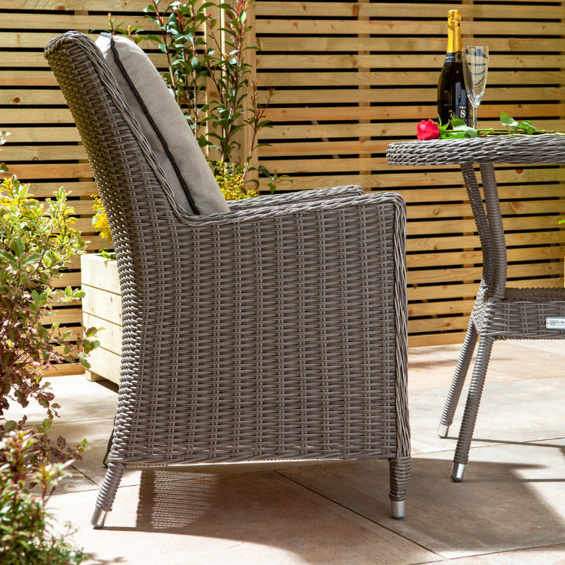 Rowlinson Prestbury Bistro Set Natural Stone | Sheds.co.uk