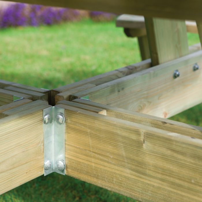 Rowlinson Round Picnic Table | Sheds.co.uk