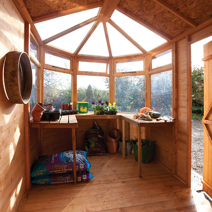 Rowlinson Shiplap Apex Potting Store | Sheds.co.uk