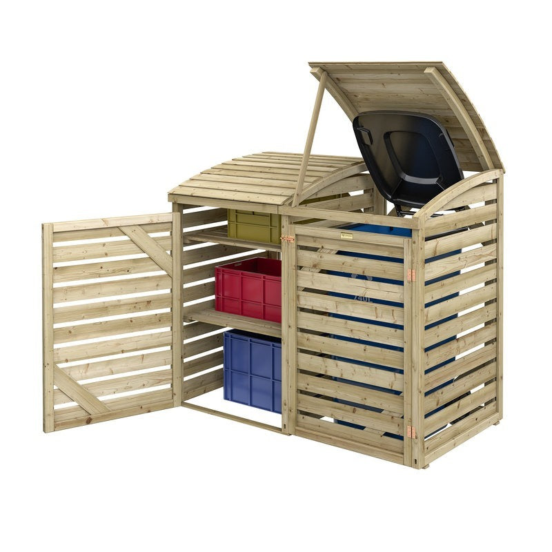 Rowlinson Single Bin Single Box Store | Sheds.co.uk