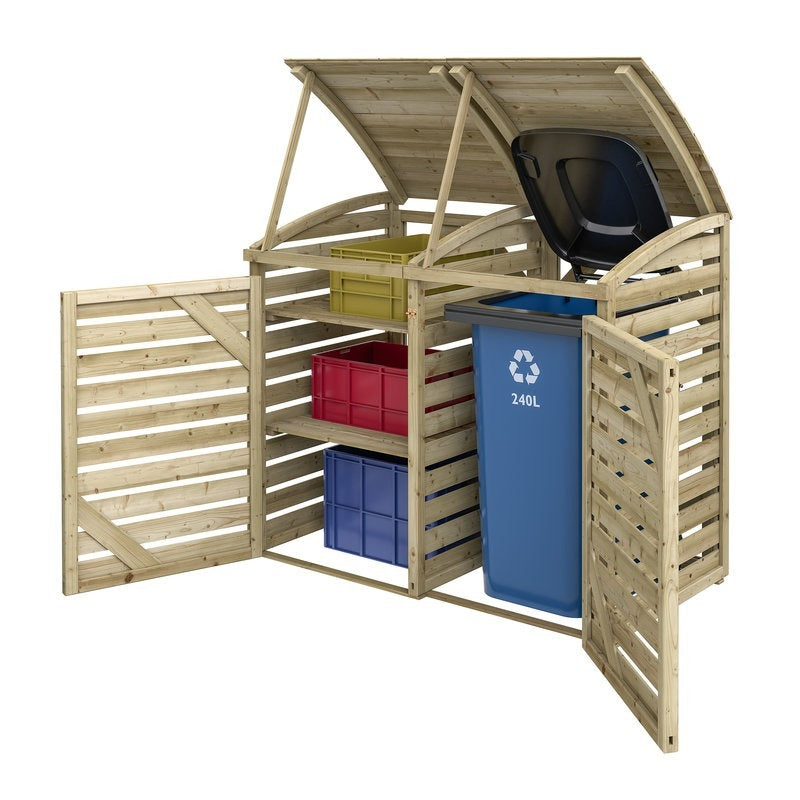 Rowlinson Single Bin Single Box Store | Sheds.co.uk