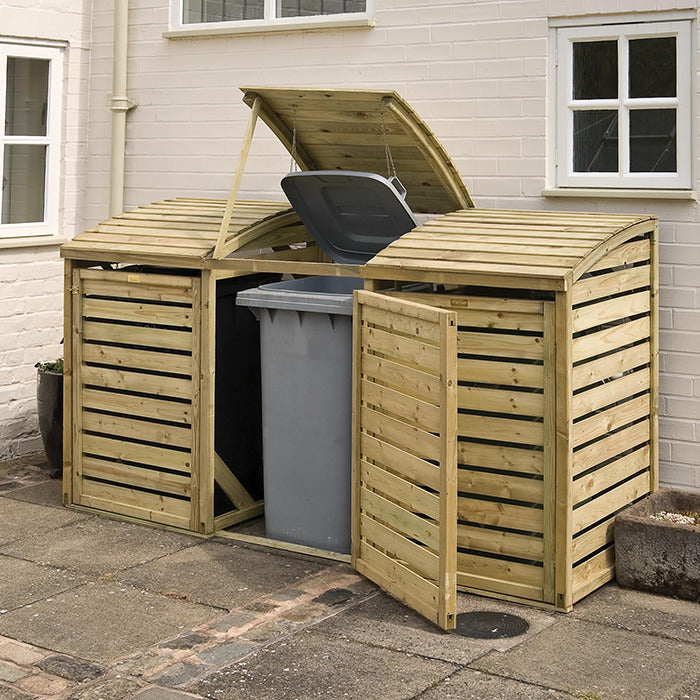 Rowlinson Triple Bin Store | Sheds.co.uk