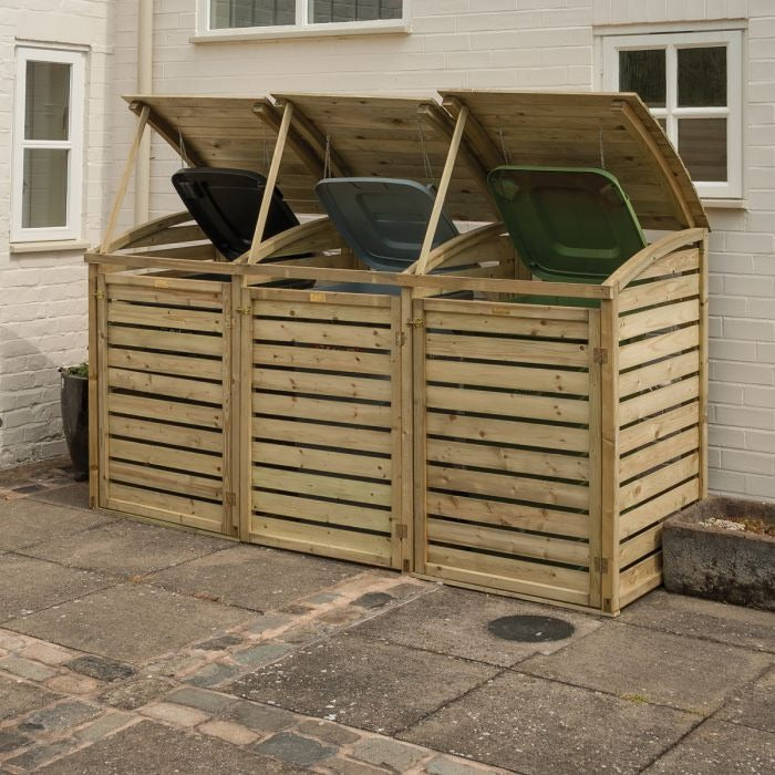 Rowlinson Triple Bin Store | Sheds.co.uk
