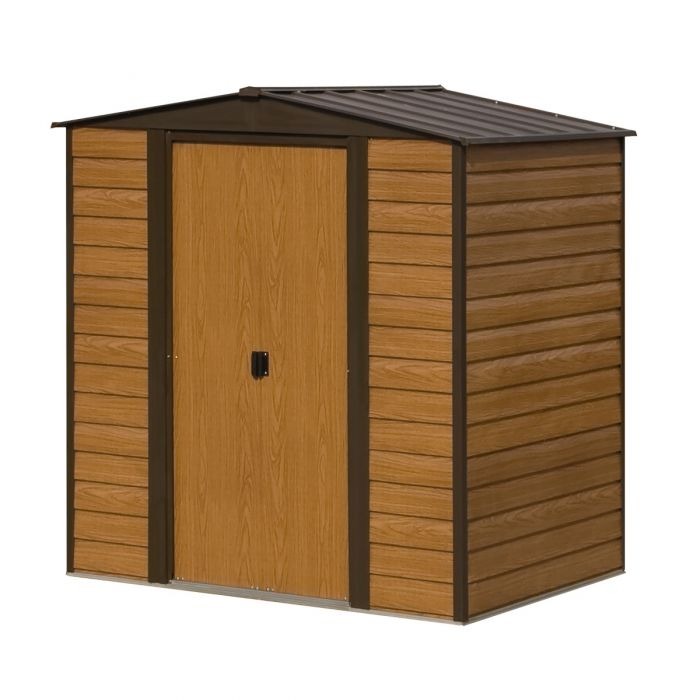 Rowlinson Woodvale 6' x 5' Apex Metal Shed | Sheds.co.uk