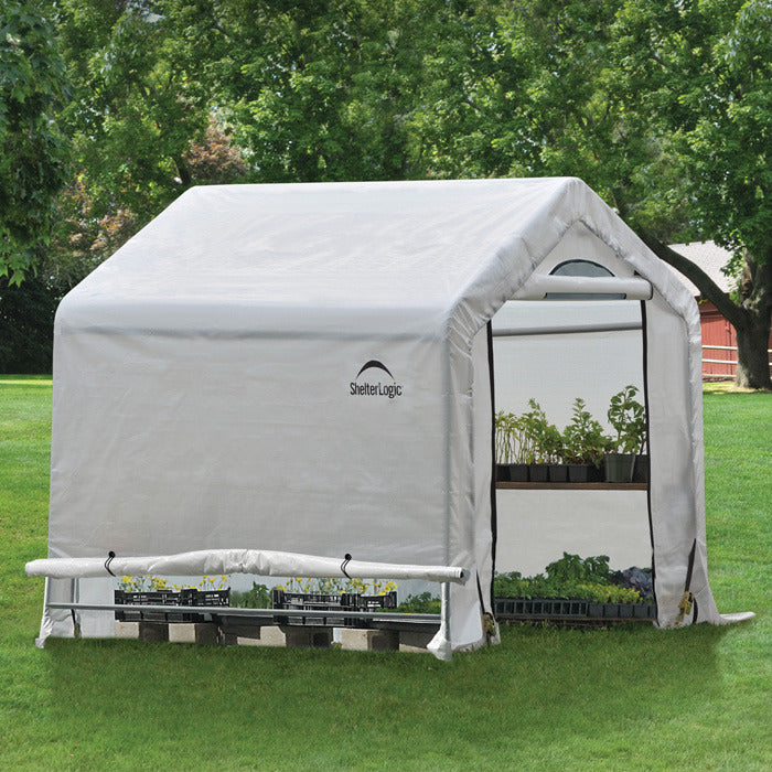 Shelter Logic 6' x 6' Peak Style Portable Greenhouse | Sheds.co.uk