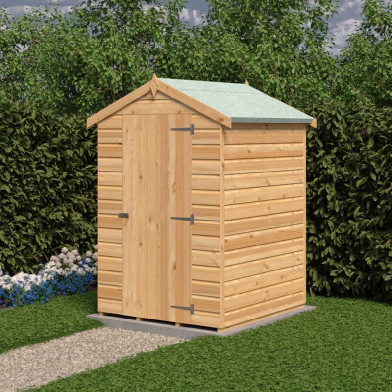 Loxley 4' x 4' Shiplap Apex Shed | Sheds.co.uk