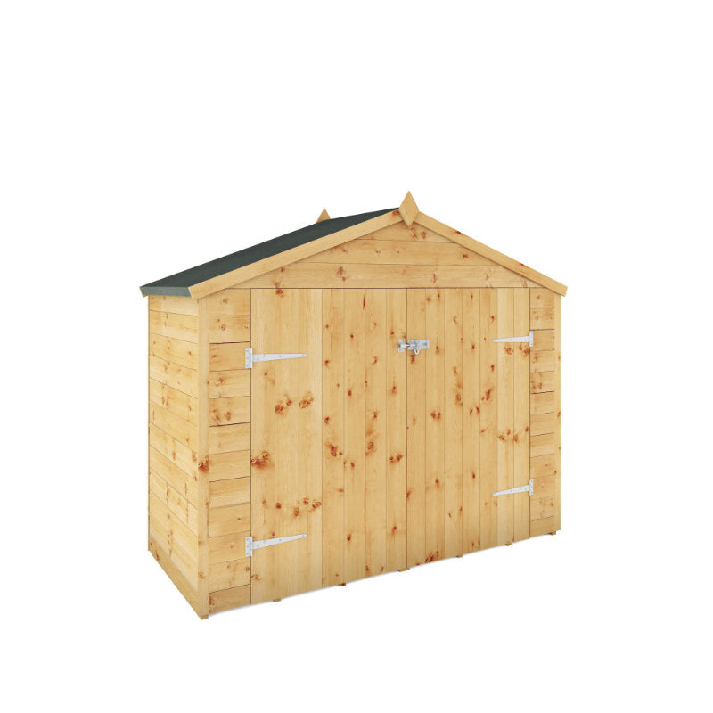Adley 7' x 3' Tongue and Groove Apex Bike Shed | Sheds.co.uk