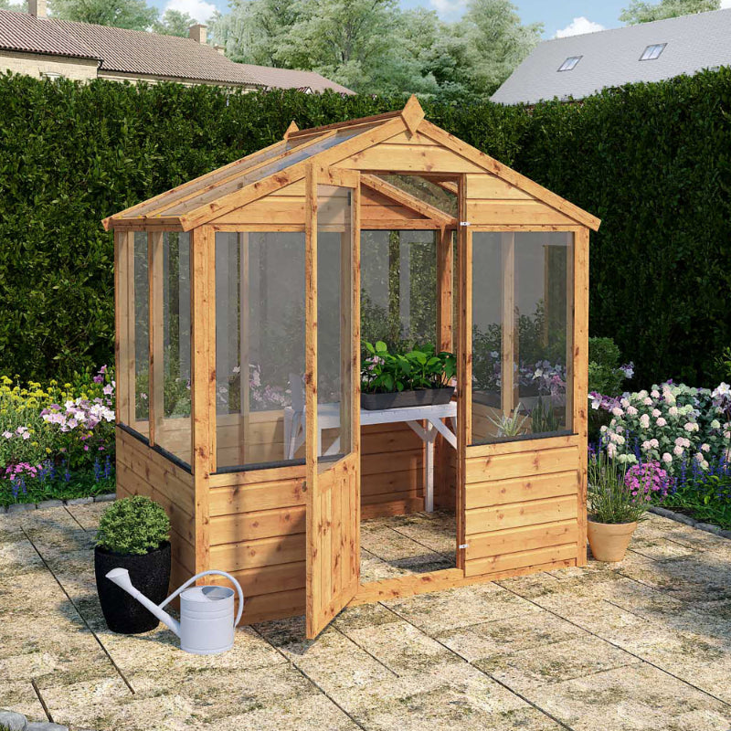 Adley 6' x 4' Budget Shiplap Greenhouse | Sheds.co.uk