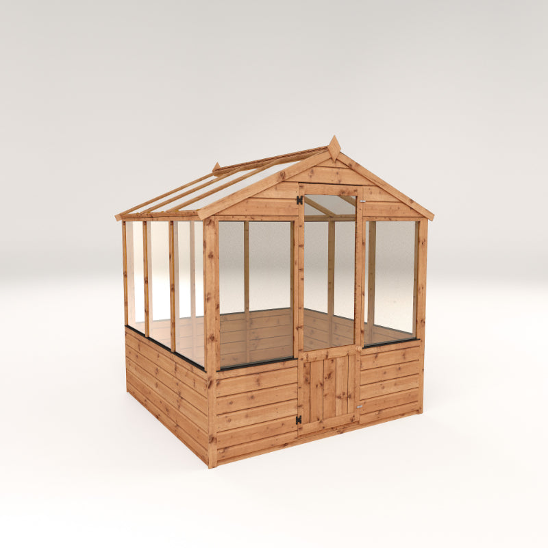 Adley 6' x 6' Budget Shiplap Greenhouse | Sheds.co.uk