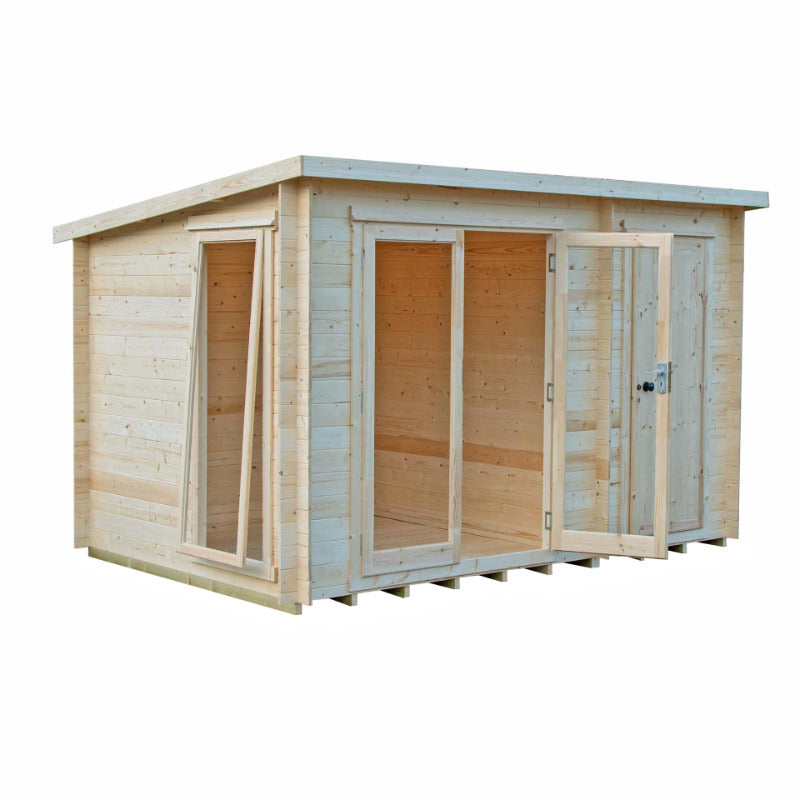 Loxley 3.6m x 2.6m Windsor Log Cabin - 19mm | Sheds.co.uk