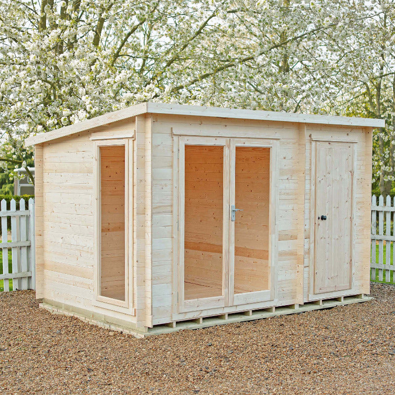 Loxley 3.6m x 2.6m Windsor Log Cabin - 19mm | Sheds.co.uk