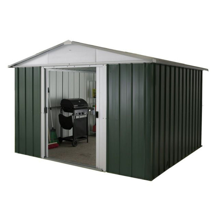 YardMaster 10' x 8' Apex Metal Garden Shed | Sheds.co.uk