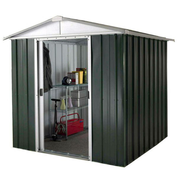 YardMaster 6' x 7' Apex Metal Garden Shed | Sheds.co.uk