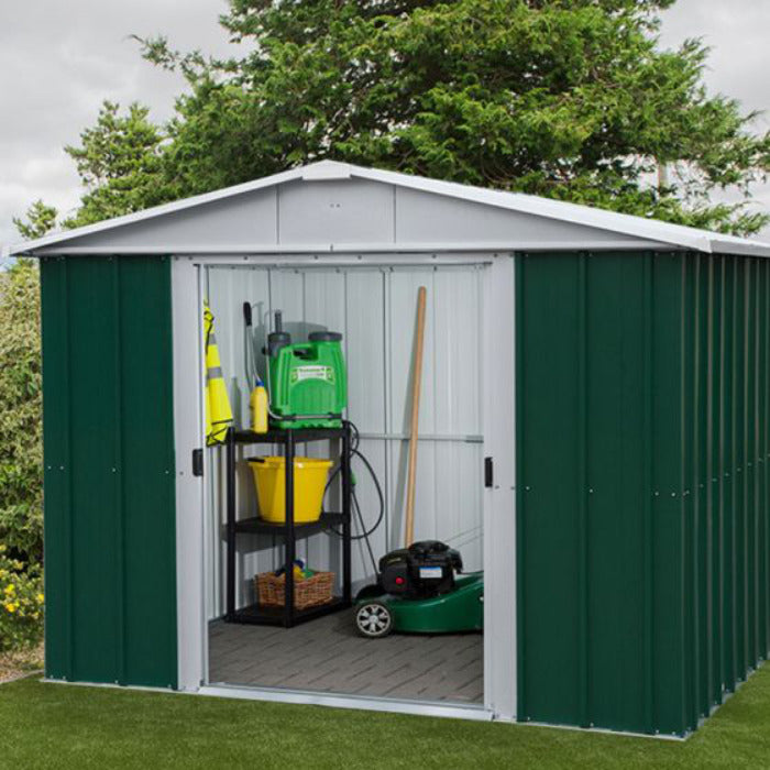 YardMaster 8' x 7' Apex Metal Garden Shed | Sheds.co.uk