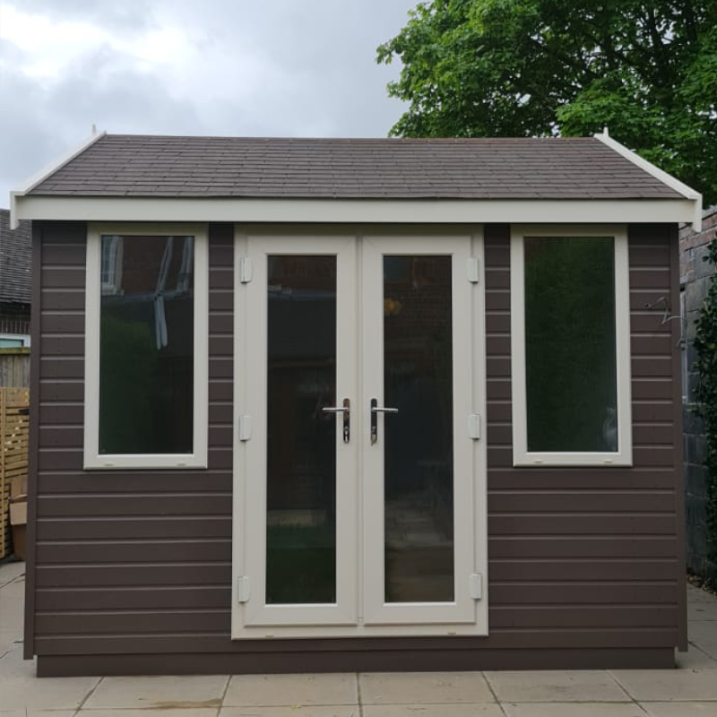 Bards 12’ x 8’ Portia Bespoke Insulated Garden Room - Painted