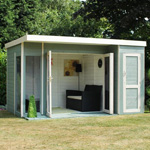Avon 12' x 8' Cambridge Summer House With Side Shed