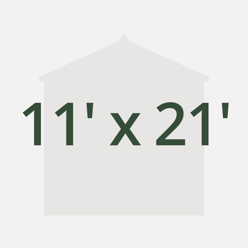 11' x 21' Sheds
