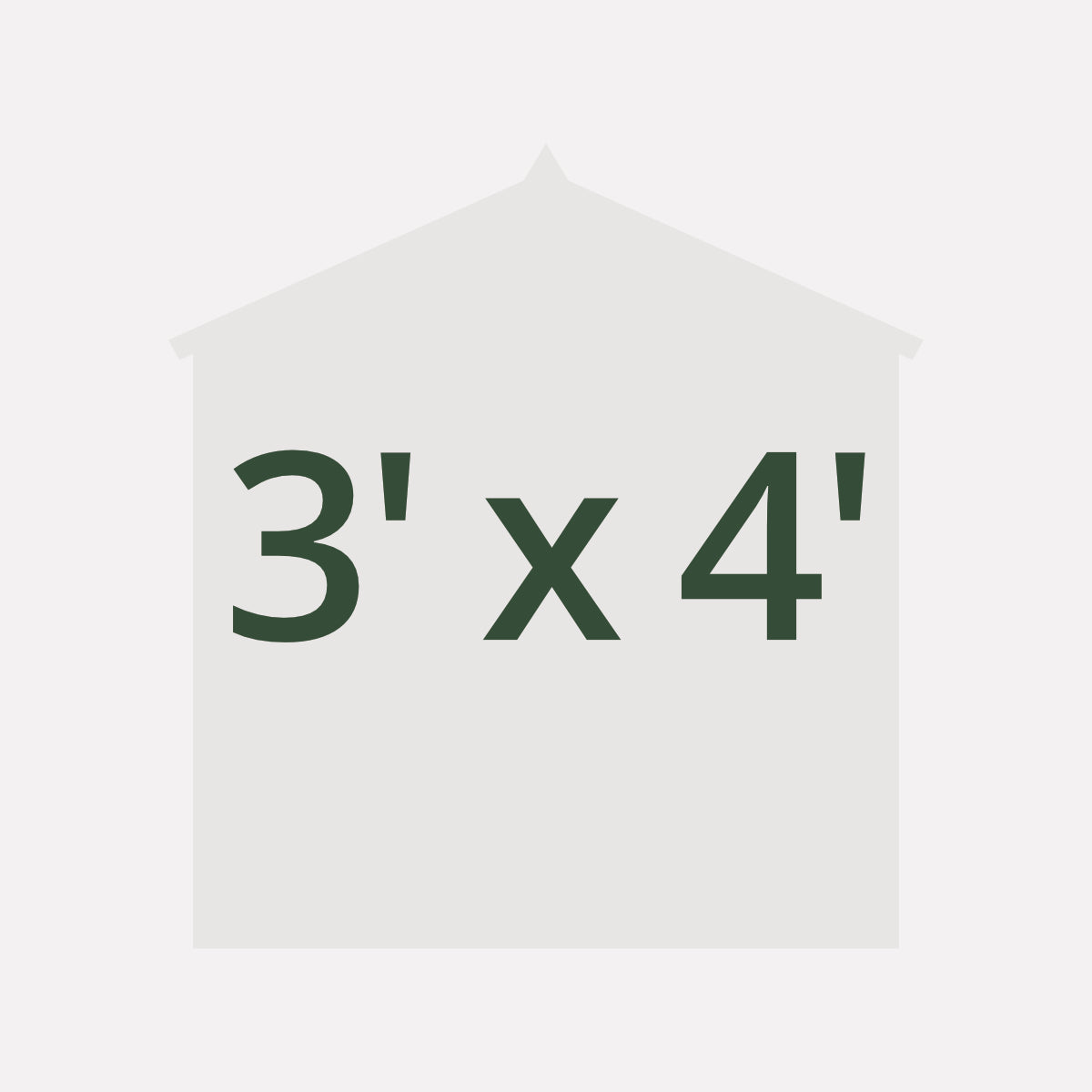 3' x 4' Sheds