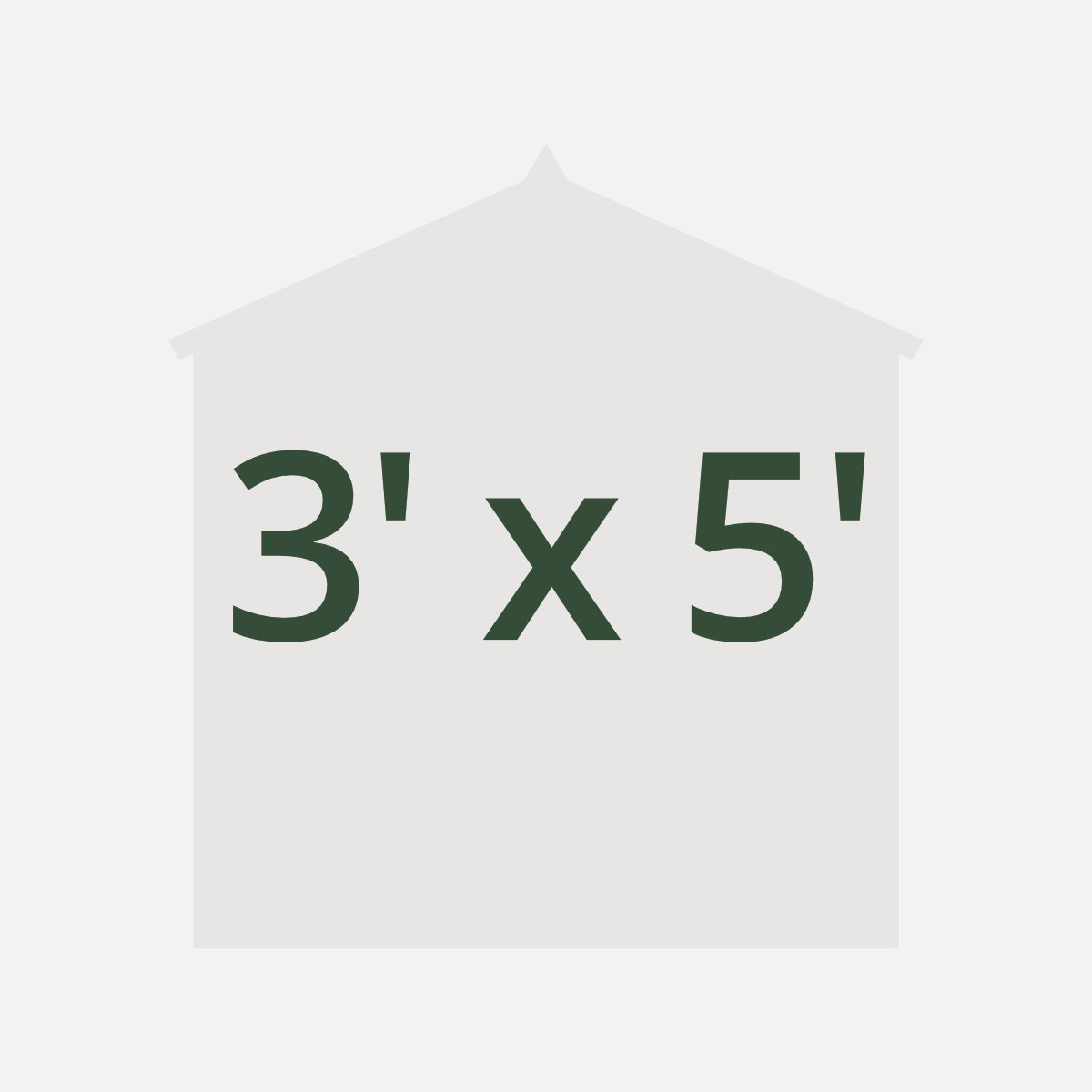 3' x 5' Sheds