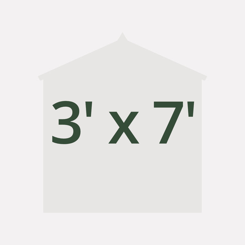 3' x 7' Sheds