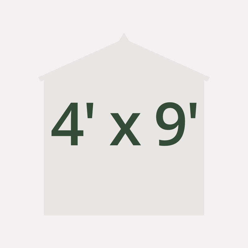 4' x 9' Sheds