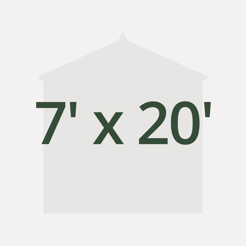 7' x 20' Sheds