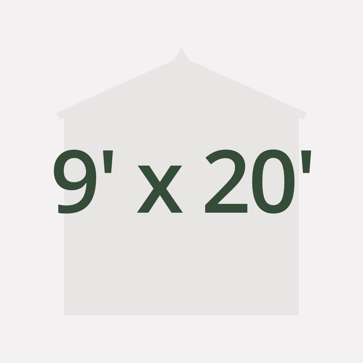 9' x 20' Sheds