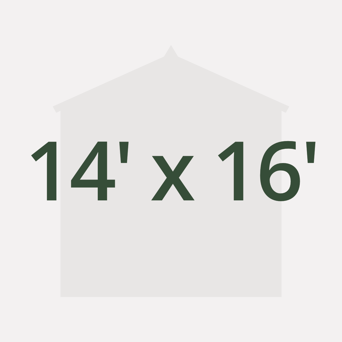 14' x 16' Sheds