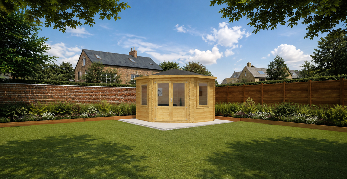 Corner-Log-Cabins | Sheds.co.uk